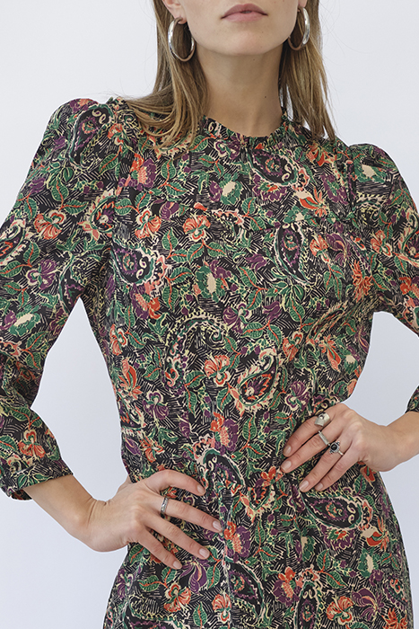 BOHO FLORAL PRINT MIDI DRESS 4