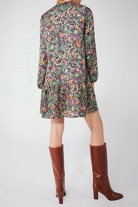 FLUID FLORAL PRINT SHORT DRESS 3