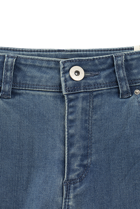 GIRLS’ VINTAGE BLUE SLIM JEANS WITH SIDE BANDS BLUE VINTAGE 5