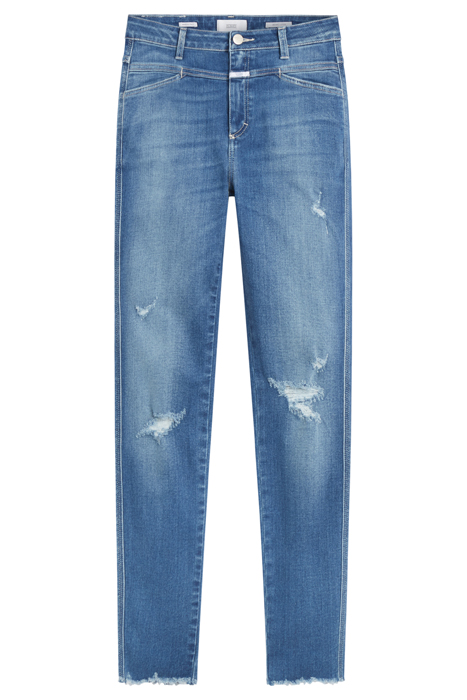 CLOSED WOMEN SKINNY PUSHER JEANS MID BLUE 8