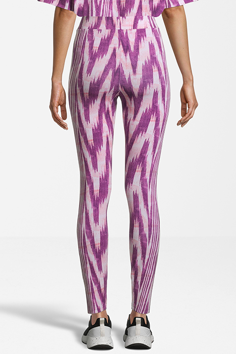CALLA HEIGH WAIST LEGGINGS PURPLE ABSTRACT ETNO AOP 3
