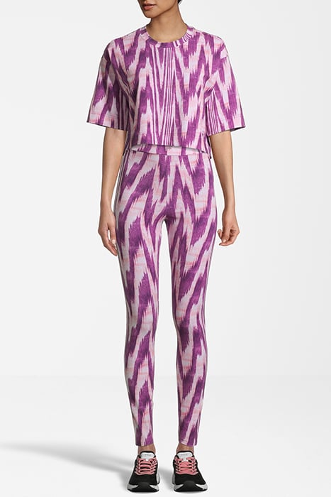 CALLA HEIGH WAIST LEGGINGS PURPLE ABSTRACT ETNO AOP 4