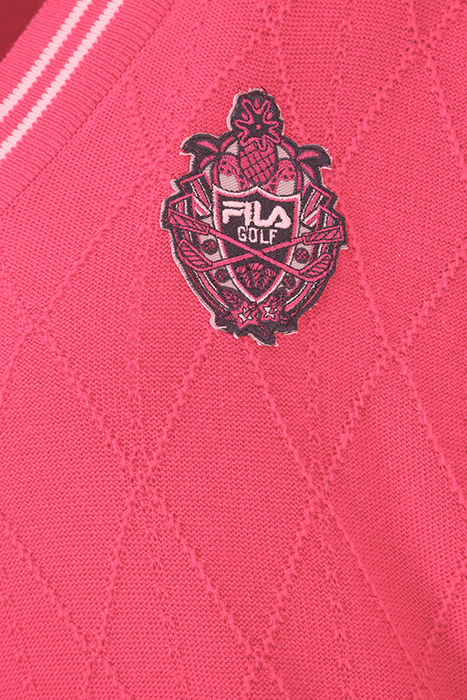 TELLING KNITTED V-NECK SWEATER CARMINE 5