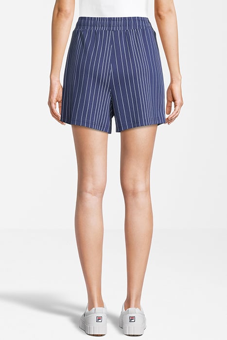 TEBRA HIGH WAIST SHORTS MEDIEVAL BLUE/ANTIQUE WHITE IRREGULA 3