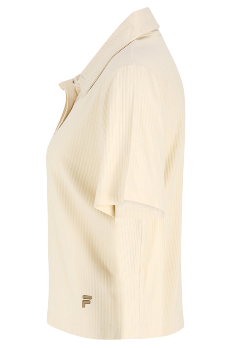 CAGLIARI CROPPED POLO SHIRT ANTIQUE WHITE 3