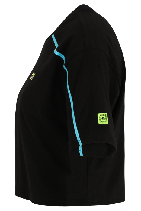 C61 OVERSIZED CROPPED TEE BLACK 3