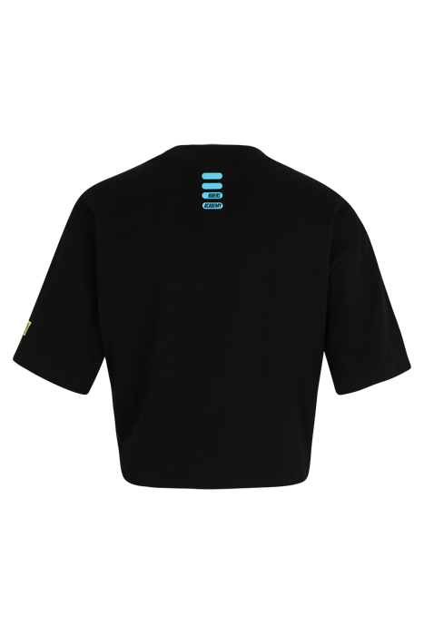 C61 OVERSIZED CROPPED TEE BLACK 2