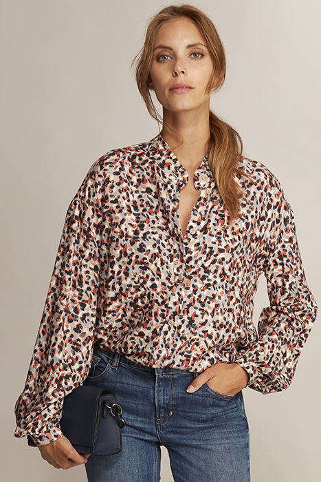 COMFORT SHIRT BALLOON SLEEVES MULTI 2