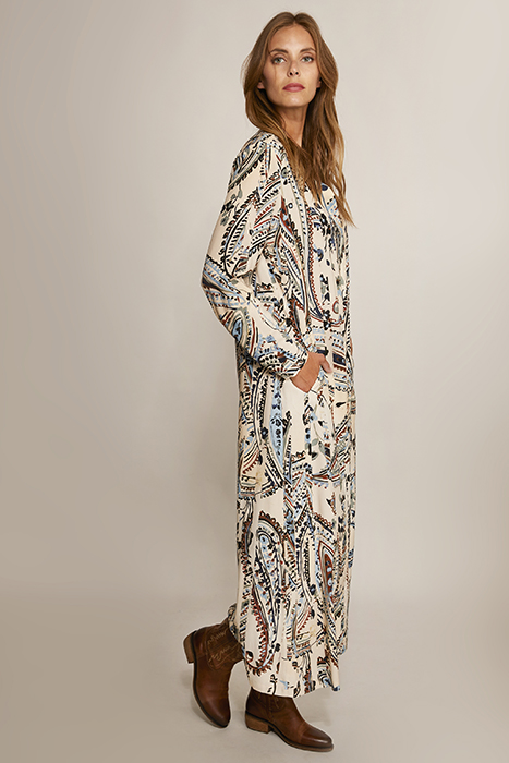 DRESS WITH V-OPENING MULTI 5