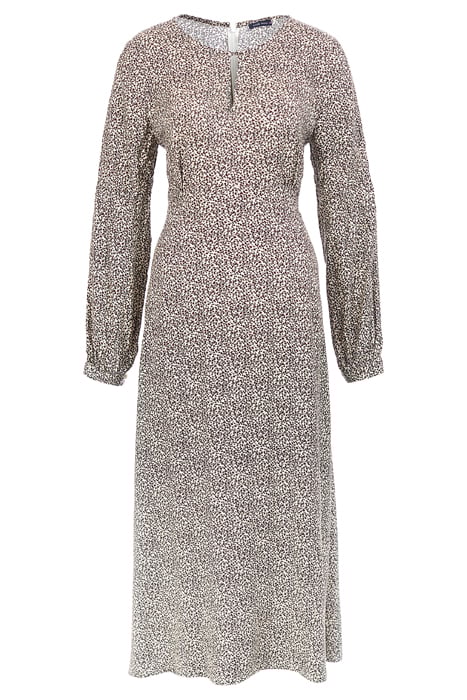 ROUND NECK DRESS SIDESLIT MULTI 1