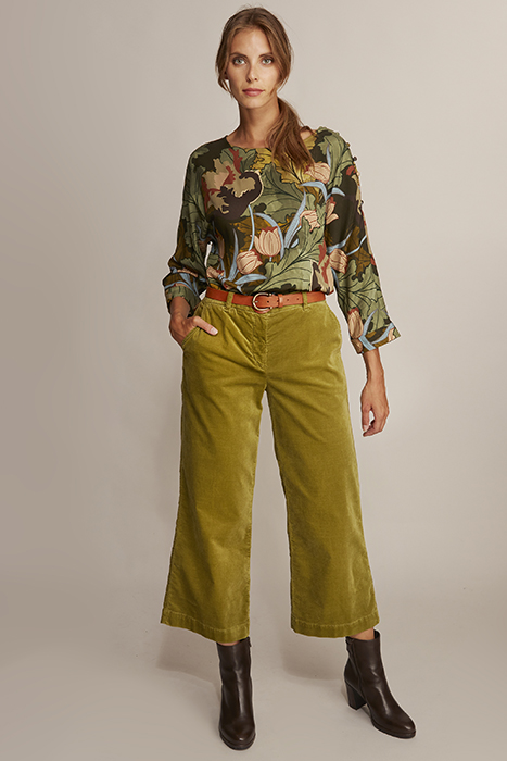 BOATNECK SHIRT 3/4 SL GREEN 4