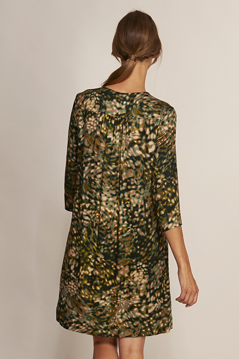 CROSS OVER DRESS GREEN 3