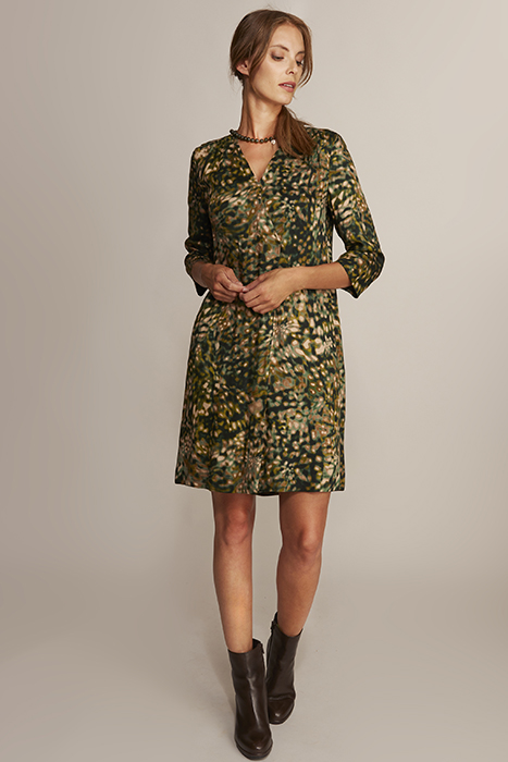 CROSS OVER DRESS GREEN 4