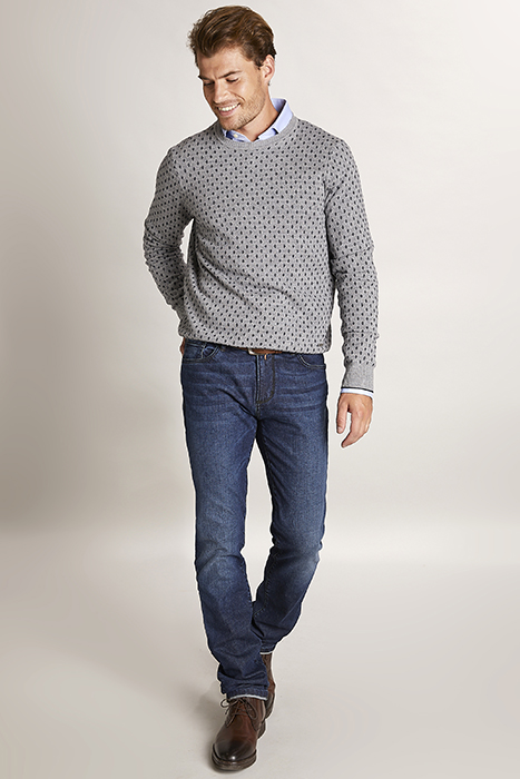 WLCASH JACQ ROUND-NK SF SWT GREY 4