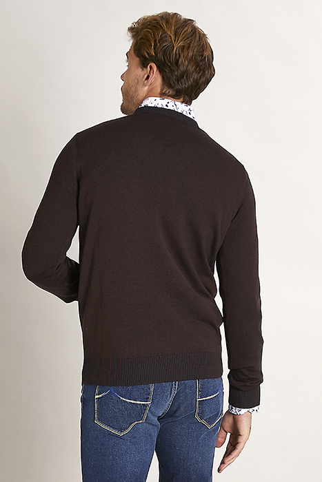 MER VANISE ROUND-NK SF SWT BROWN 3