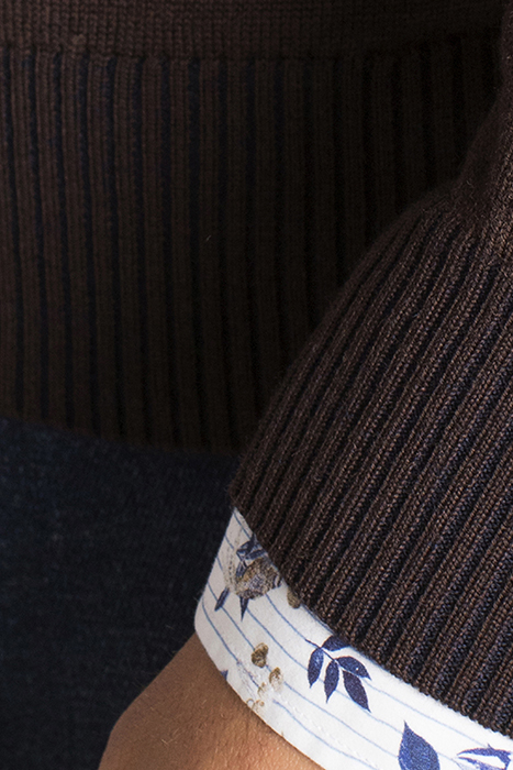 MER VANISE ROUND-NK SF SWT BROWN 6