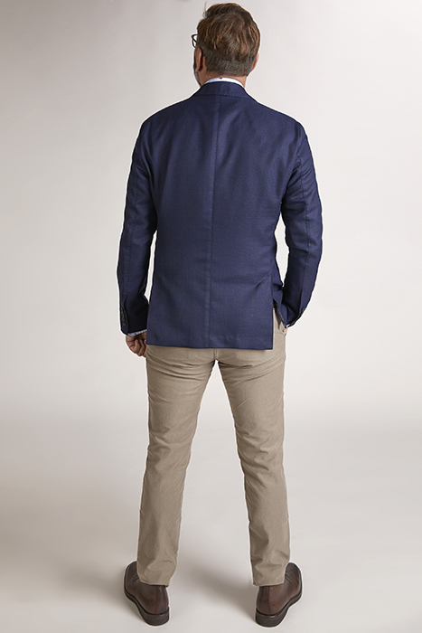 2-BTN ROUND POCKET BLAZER BLUE 3