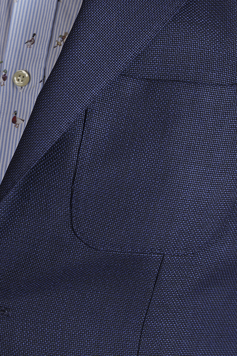 2-BTN ROUND POCKET BLAZER BLUE 5