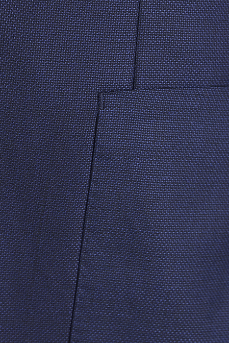 2-BTN ROUND POCKET BLAZER BLUE 6