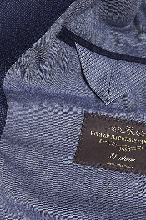 2-BTN ROUND POCKET BLAZER BLUE 7