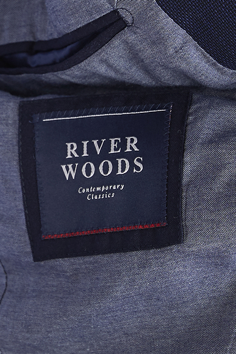 2-BTN ROUND POCKET BLAZER BLUE 8