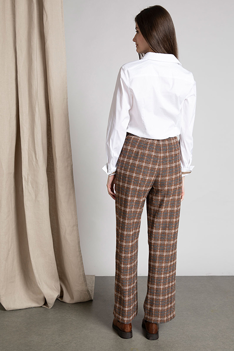 CLASSIC PANT CARREAUX BROWN 3