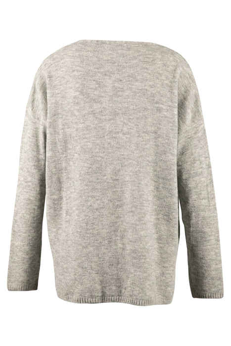 SWT LS V-NECK GREY 3