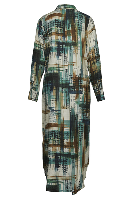 LONG SHIRT DRESS LS MULTI 6