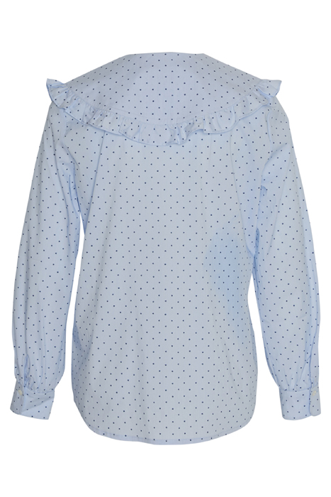 LARGE COLLAR LS SHIRT BLUE 5