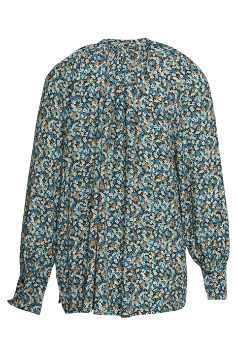 FROUNCED COLLAR LS SHIRT GREEN 4