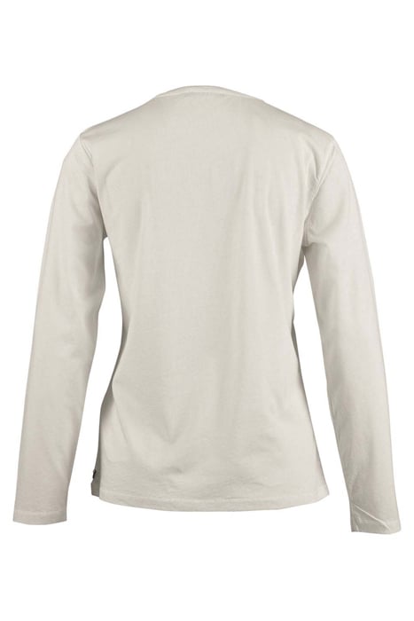 CREW NECK TEE LS + DECO WHITE 2