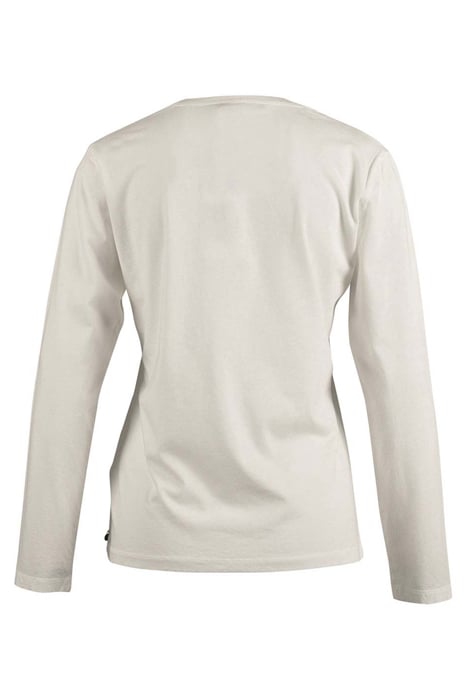 CREW NECK TEE LS + DECO WHITE 2