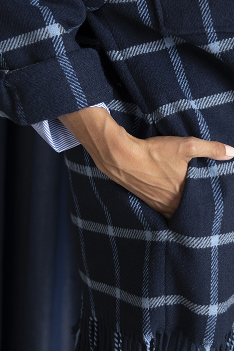 FRINGE JACKET BLUE 4