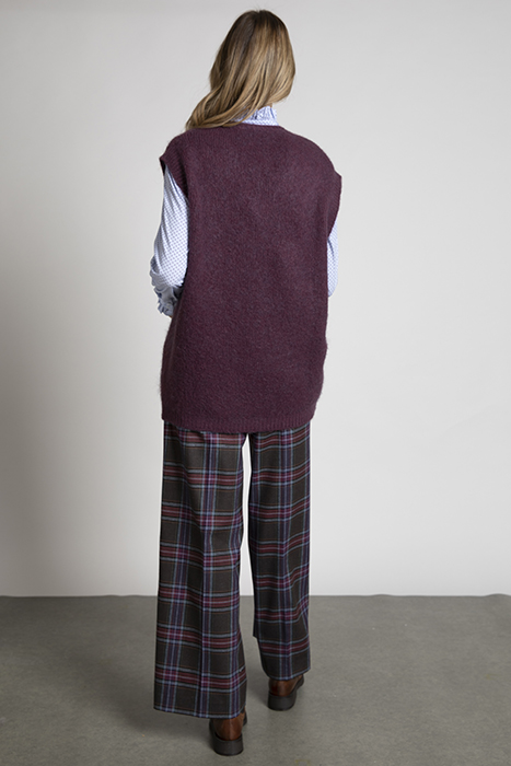 V-NECK DEBARDEUR - GMD PURPLE 2