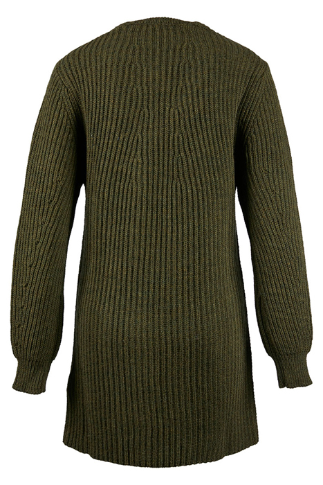 V-NECK LONG CARDI LS GREEN 5