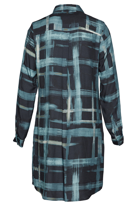 SHIRTDRESS LS FRONTPLEAT BLUE 5