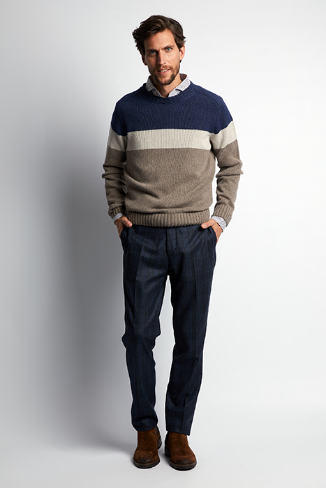 WLCASH RAGL ROUND-NK SF SWT BLUE 2