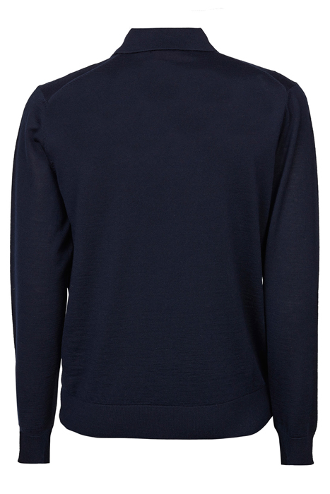 MER SF POLO-NK SWT BLUE 2