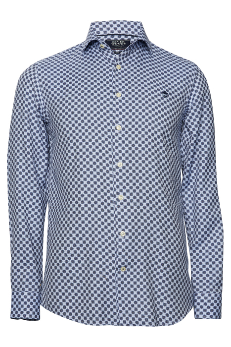 CF LS SORRENTO PRINT SHIRT BROWN 1