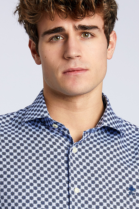 CF LS SORRENTO PRINT SHIRT BROWN 5