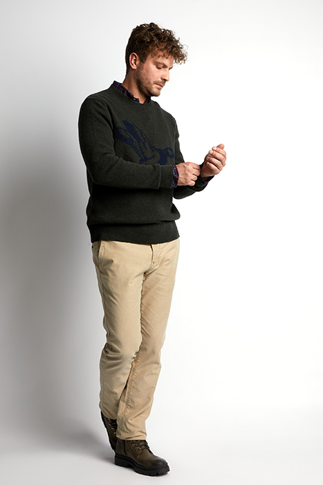 MER DUCK RND-NK CF SWT GREEN 2