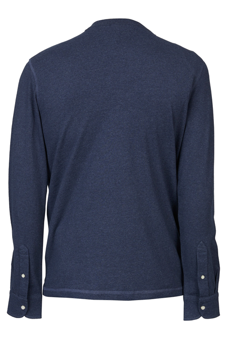 FLAJE HENLEY CF LS T-SHIRT BLUE 6
