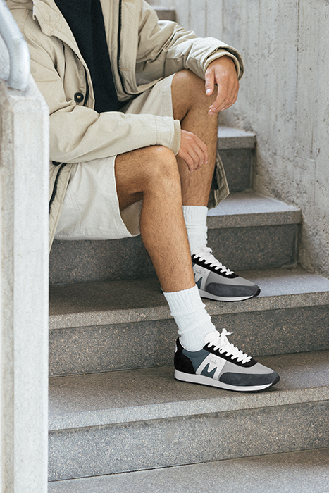 ALBATROSS 82-GUNMETAL/LILY WHITE 2