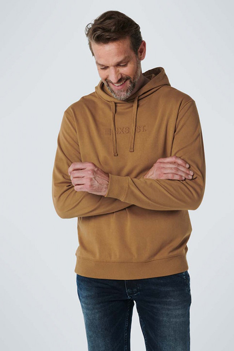 SWEATER HOODED DARK FUDGE 2