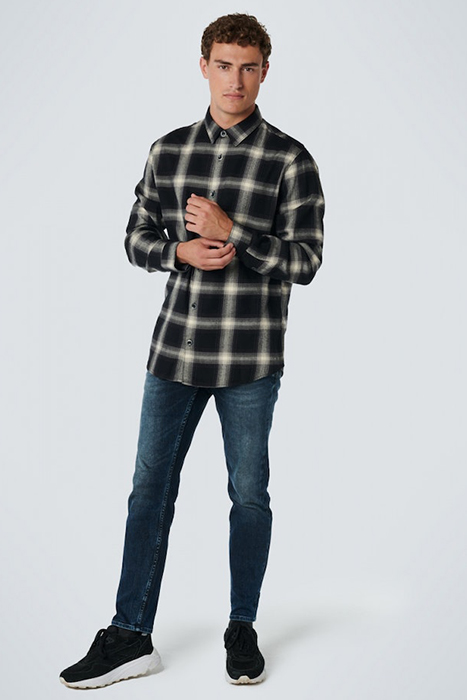 SHIRT CHECK RESPONSIBLE CHOICE COTTON BLACK 4
