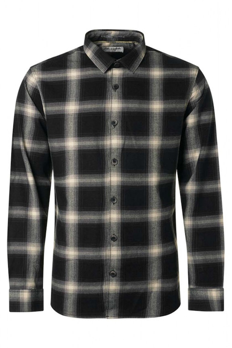 SHIRT CHECK RESPONSIBLE CHOICE COTTON BLACK 1