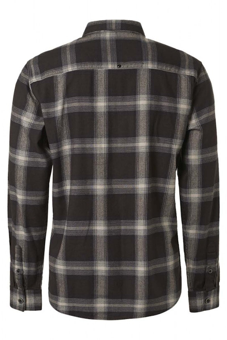 SHIRT CHECK RESPONSIBLE CHOICE COTTON COFFEE 6