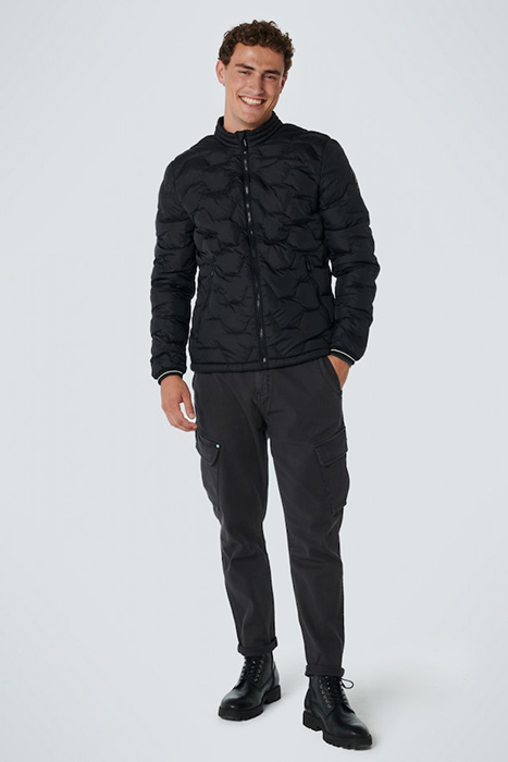 JACKET SHORT FIT PADDED BLACK 4