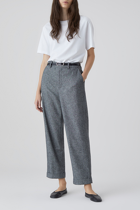 CLOSED WOMEN AUCKLEY PANTS DARK GREY MELANGE 3