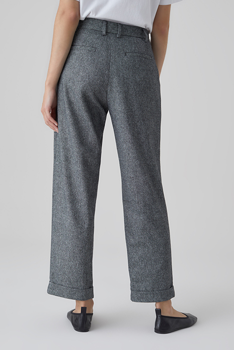 CLOSED WOMEN AUCKLEY PANTS DARK GREY MELANGE 5